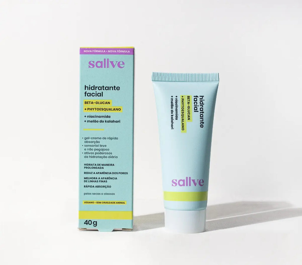 Hidratante Facial Sallve 40g - Beta-glucan, Phytoesqualano
