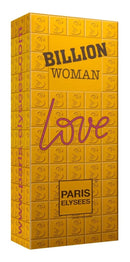 Paris Elysees Billion Woman Love – Eau de Toilette for Women 100ml / 3.4 fl.oz.
