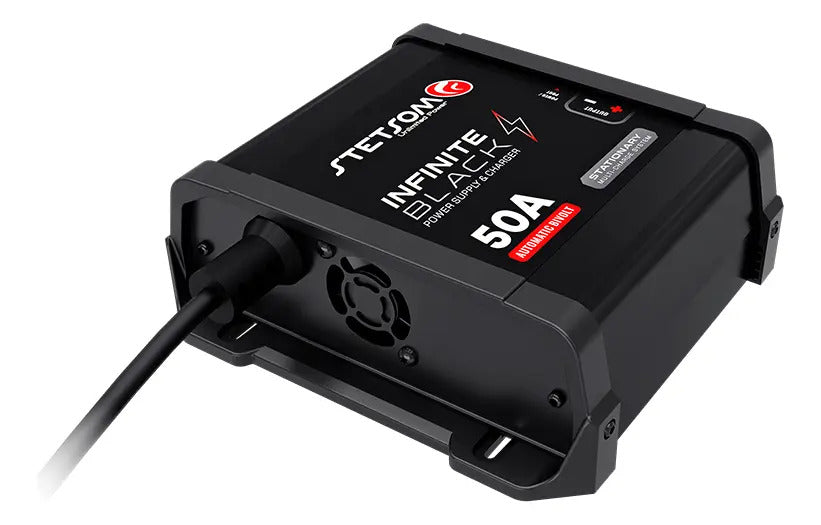 Fonte Automotiva Stetsom Infinite Black 50A Para Som Carro e Carregador de Bateria