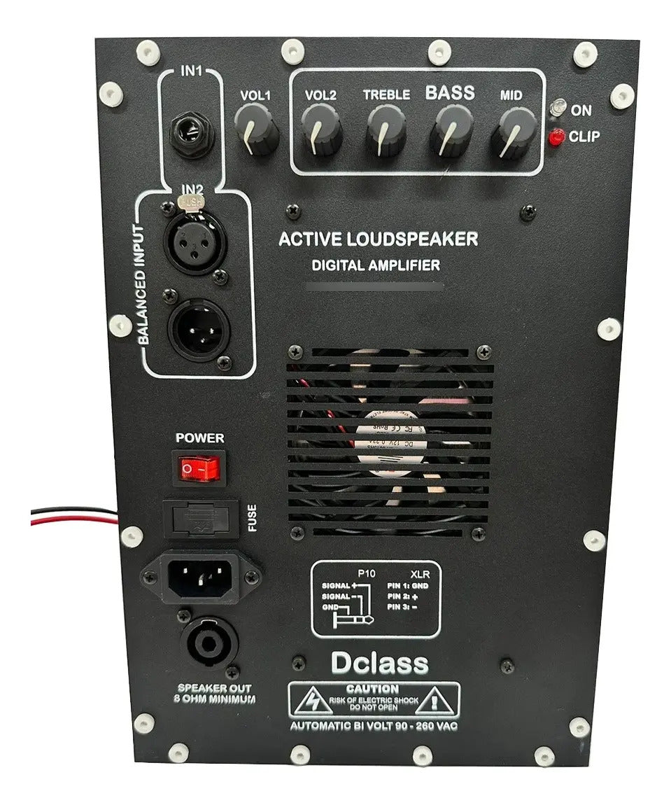 Painel Amplificador Ativador De Caixa 500 Watts Rms