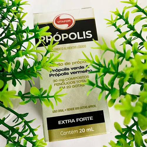 Suplemento em gotas Própolis Vitafor Extrato Verde E Vermelho Frasco 20ml Sem sabor