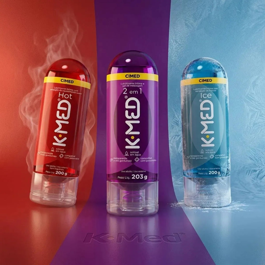K-Med Lubricant Kit, Neutral, Hot & Ice, 3 x 200 g