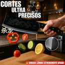 Faca Cutelo Dragão Artesanal Luxo Full Tang Rústica Ultra Afiada Aço Inox Com Bainha Churrasco Pesca Cozinha Carne Sushiman Cutelaria Coleção 12 Polegadas