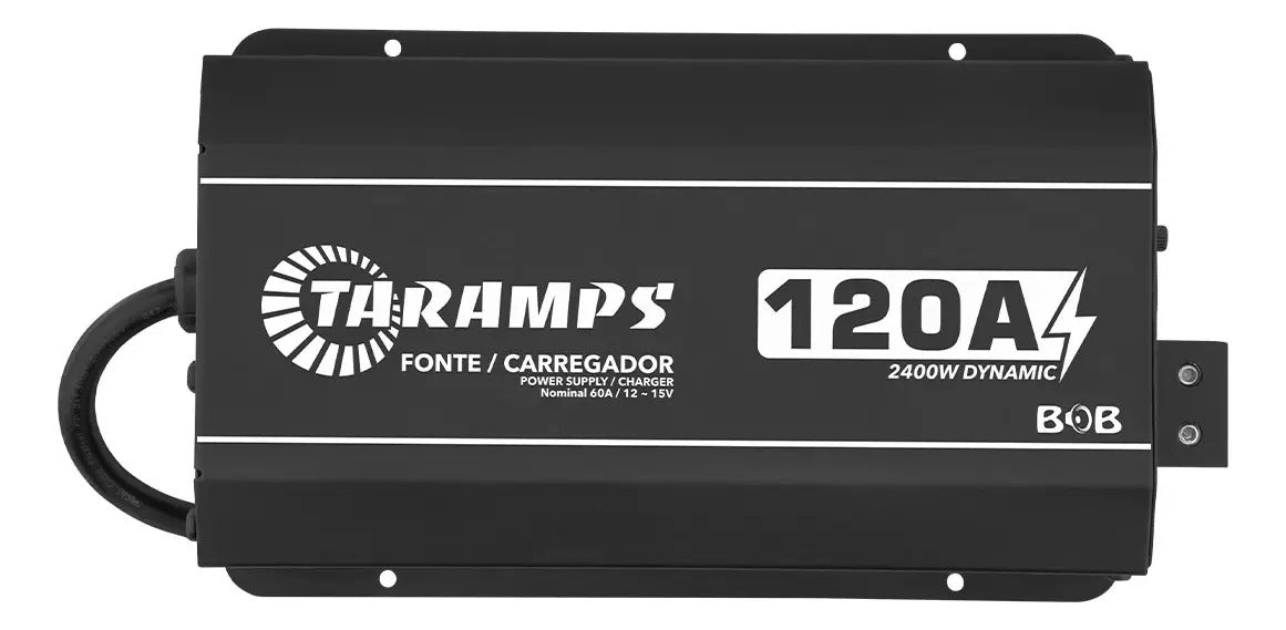 Fonte Taramps BOB 120A para Som Automotivo e Caixa Bob Bivolt