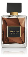 Natura Essencial Único masculine perfume bottle, 90ml, with sleek design and elegant label, for men.