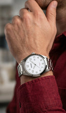 Relogio Orient Masculino Prateado Original Prova D'água 100m