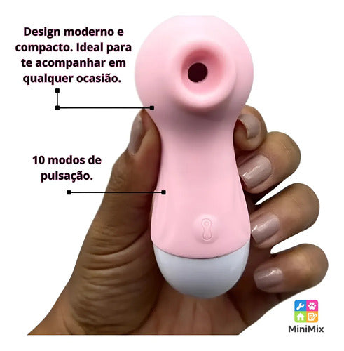 Gel Lubrificante Íntimo K-med + Sugador Recarregavel Brinde