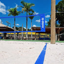 Beach Tennis Kit - Official 4-Strip Pro Net + Marking Tape