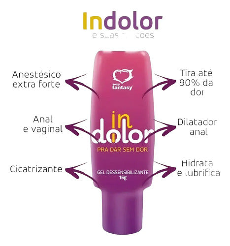 IN DOLOR Desensitizing Anal Gel Lubricant with Aloe 15g