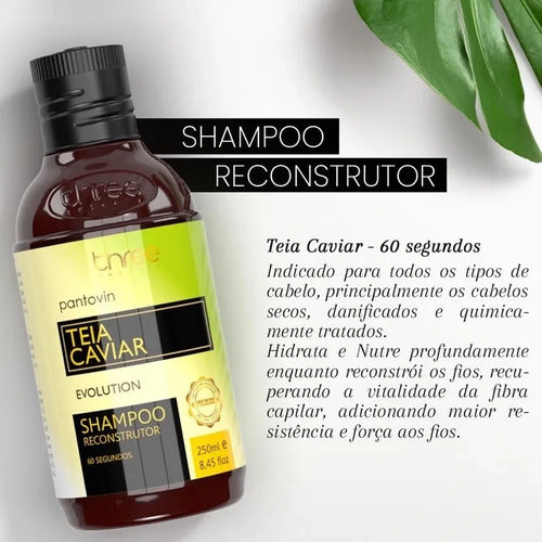Kit Pantovin Teia Mascara 300g Shampoo + Leave-in 250ml