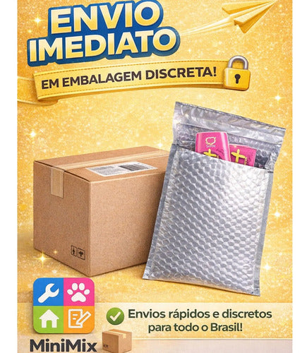 Gel Lubrificante Íntimo K-med + Sugador Recarregavel Brinde