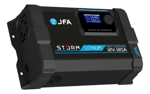 Fonte Carregador 120a Storm Lithium Jfa Bivolt Bateria Lítio