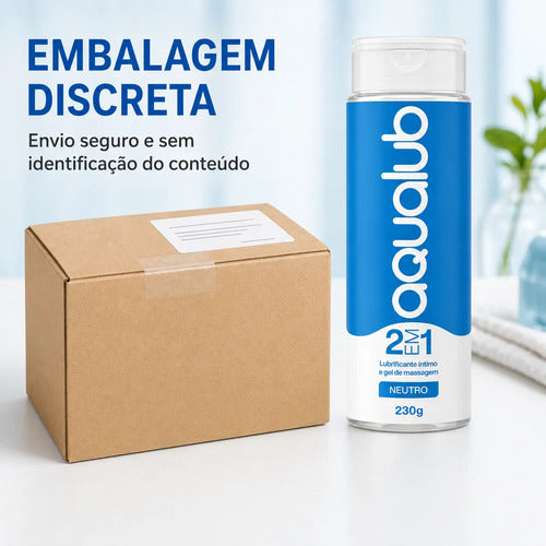 Gel Lubrificante Íntimo K-med 2 Em 1 203g Base D'água Neutro