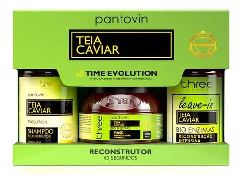 Kit Pantovin Teia Mascara 300g Shampoo + Leave-in 250ml