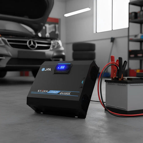 Fonte Storm Lithium 220a Jfa Bivolt Carregador Bateria Lítio