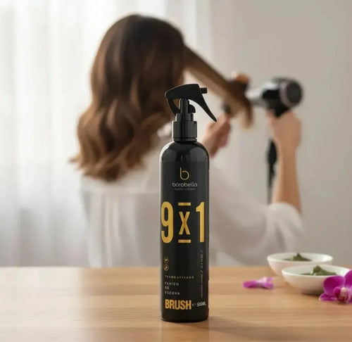 Borabella Brush 9x1 Fluido De Escova Termoativado 300ml