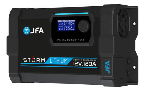 Fonte Carregador 120a Storm Lithium Jfa Bivolt Bateria Lítio