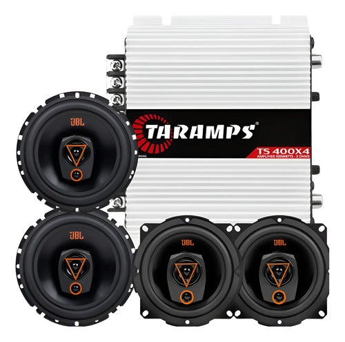 Kit 4 Alto Falantes 6trms80 + 5trms80 + Módulo Taramps Ts400