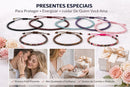 Pulseira Pedra Natural Ajustável Facetada 2mm Escolha