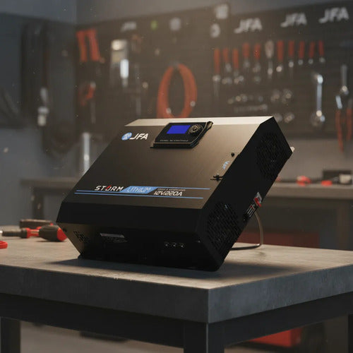 Fonte Storm Lithium 220a Jfa Bivolt Carregador Bateria Lítio