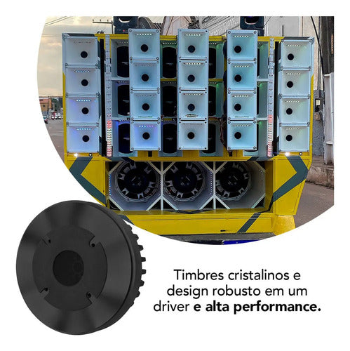 Driver Taramps Sfd 4300 Fenólico Corneta 150 Watts Rms 8 Oh