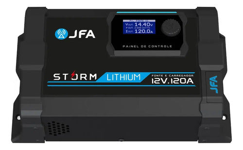Fonte Carregador 120a Storm Lithium Jfa Bivolt Bateria Lítio