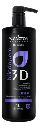 Blindagem 3d Gloss 1lt + Grátis Shampoo Antirresíduo 1lt