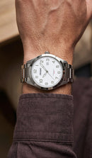 Relogio Orient Masculino Prateado Original Prova D'água 100m