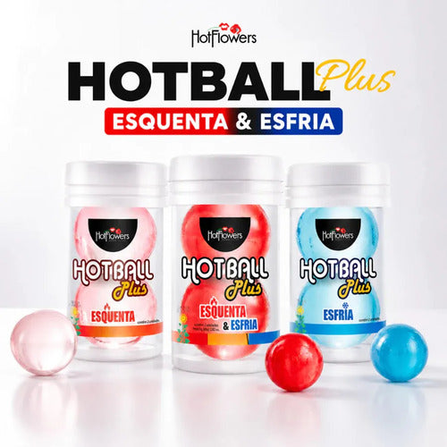 Kit 3und Bolinhas Explosivas Hot Ball Esquenta E Esfria