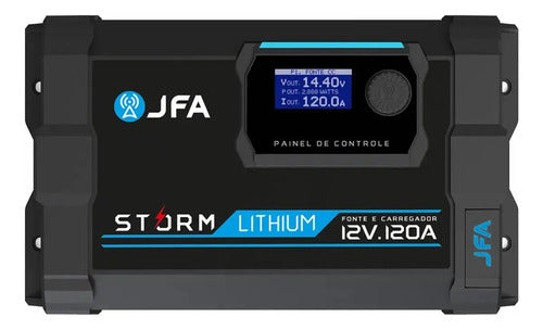 Fonte Carregador 120a Storm Lithium Jfa Bivolt Bateria Lítio