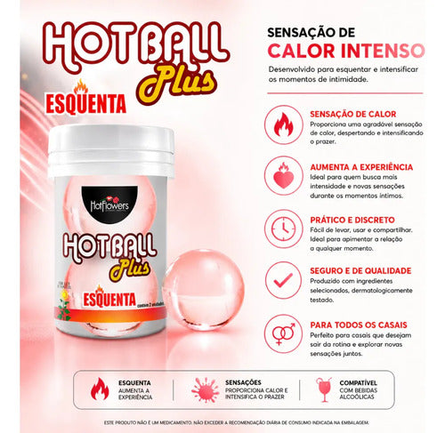 Kit 3und Bolinhas Explosivas Hot Ball Esquenta E Esfria
