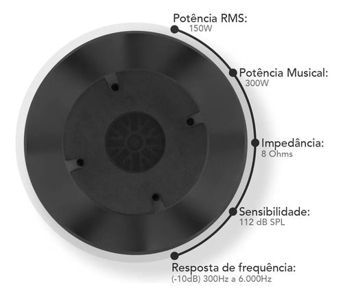 Driver Taramps Sfd 4300 Fenólico Corneta 150 Watts Rms 8 Oh
