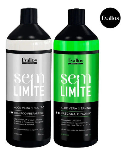 Évallos Organic Keratin Kit - Shampoo & Hair Mask 2x1L