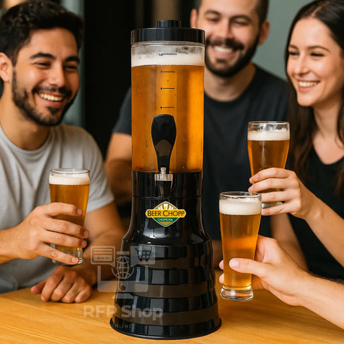 Beer Chopp Torre De Chopp 2l Portátil Gelada Com Alça