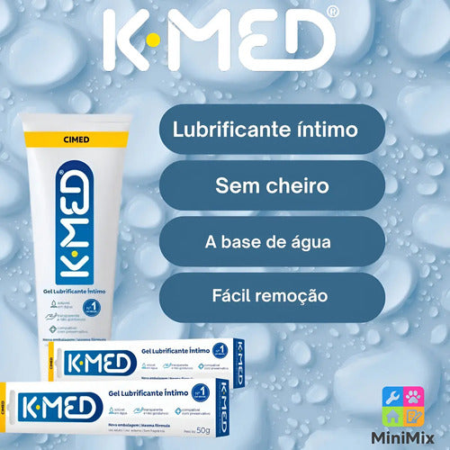 Gel Lubrificante Íntimo K-med + Ovo Egg Brinde