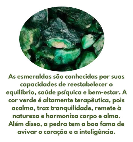 Colar Pedra Esmeralda Africana Natural Faceada 3mm Fio Aço