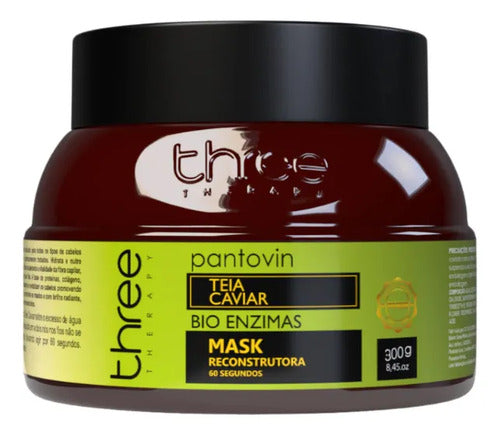 Kit Pantovin Teia Mascara 300g Shampoo + Leave-in 250ml