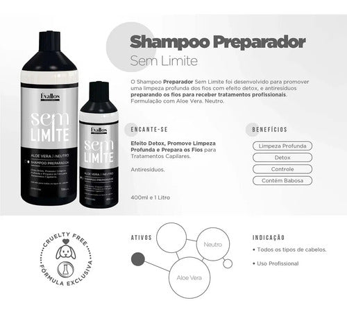 Évallos Organic Keratin Kit - Shampoo & Hair Mask 2x1L