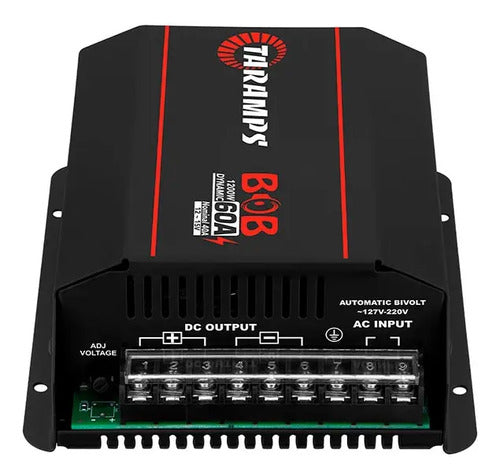 Fonte Carregador Automotiva Taramps Caixa Bob Dynamic 60a