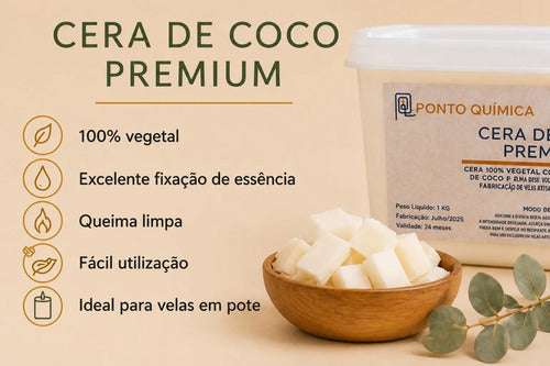 Premium Coconut Wax for Container Candles 1 kg