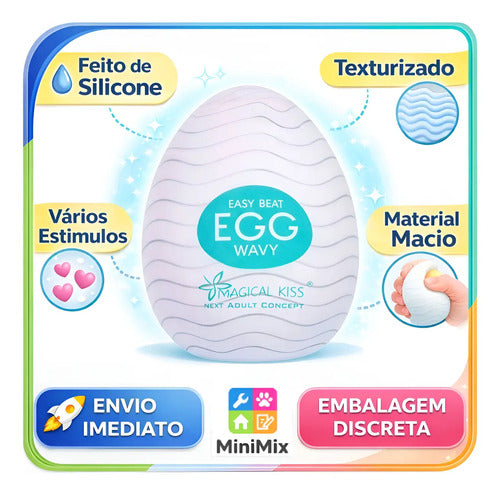 Gel Lubrificante Íntimo K-med + Ovo Egg Brinde