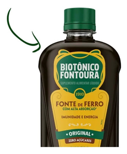 Biotônico Fontoura 400ml – Iron &amp; Phosphorus Supplement for Energy