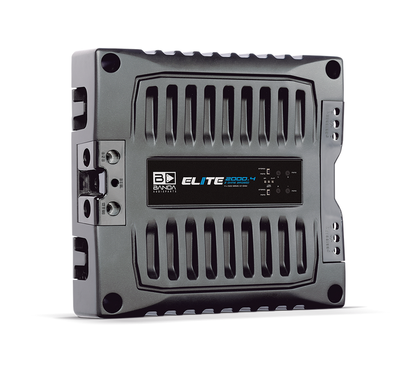 Banda Elite 2000.4 Amplifier Audio Car 2000 Watts RMS 4 Channels