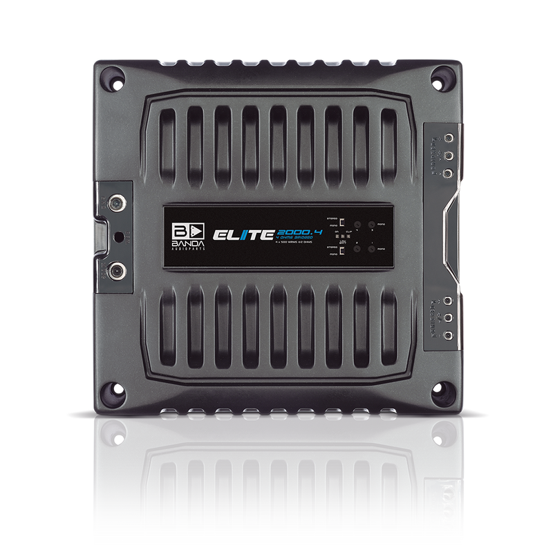 Banda Elite 2000.4 Amplifier Audio Car 2000 Watts RMS 4 Channels