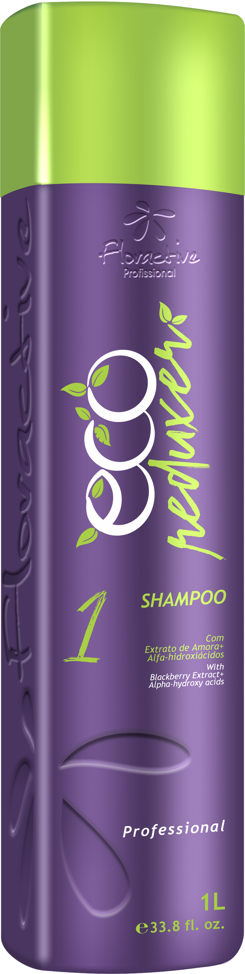 Floractive Vegan Eco Reduxer Formol Free Professional Treatment Kit, Shampoo And Mask