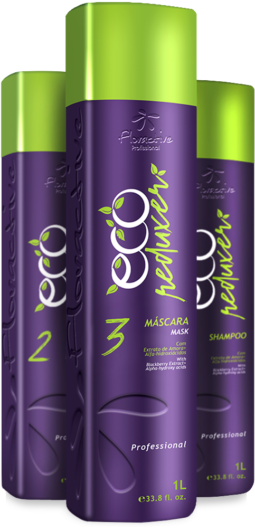 Floractive Vegan Eco Reduxer Formol Free Professional Treatment Kit, Shampoo And Mask