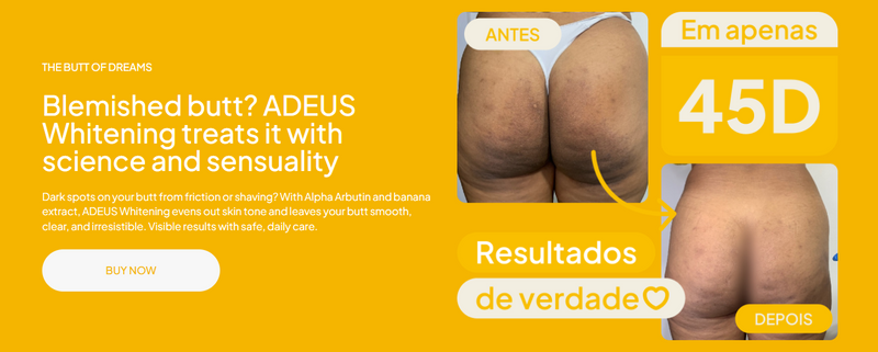 Adeus Banana Glow Duo: Dark Spot Corrector Cream & Radiance Renewal Scrub