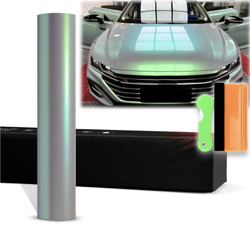 Quality Platinum Green Vehicle Wrap Vinyl Chameleon Green Color Changing Car Wrapping Film