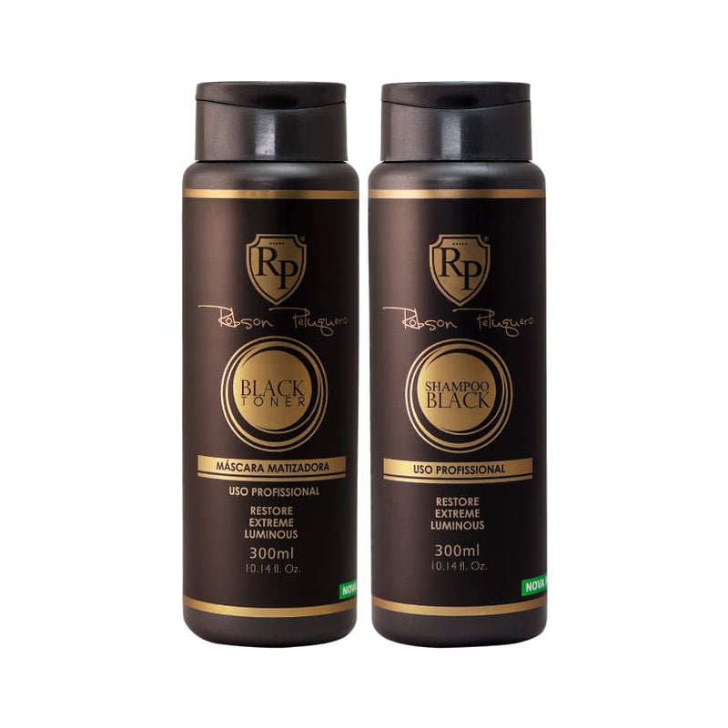 Robson Peluquero Black Toner Home Care Tinting Treatment Kit 2x300ml