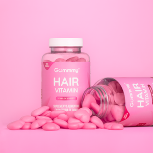 Gummy Hair Vitamin Tutti Frutti With 60 Units Treatment Anti-Hair Loss